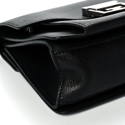 Givenchy Sugar Goatskin Small GV3 Shoulder Bag Black 8 of 10
