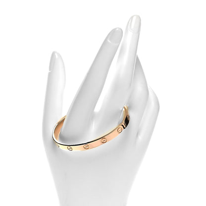 Cartier 18K Pink Gold LOVE Cuff Bracelet 17 2 of 5