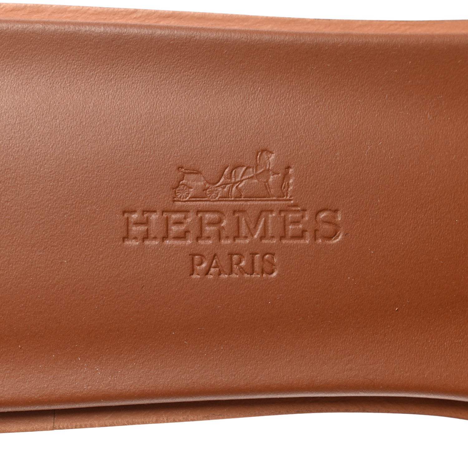 Hermes Box Calfskin Oran Sandals 36 Gold 7 of 9