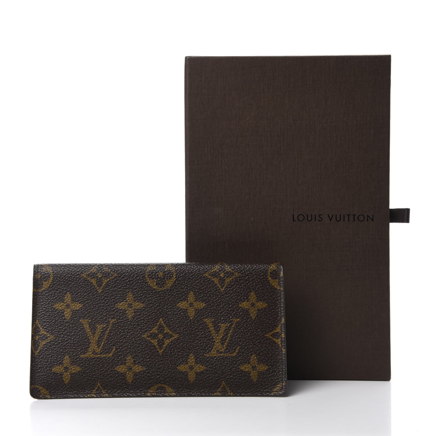 Monogram Checkbook Holder Wallet