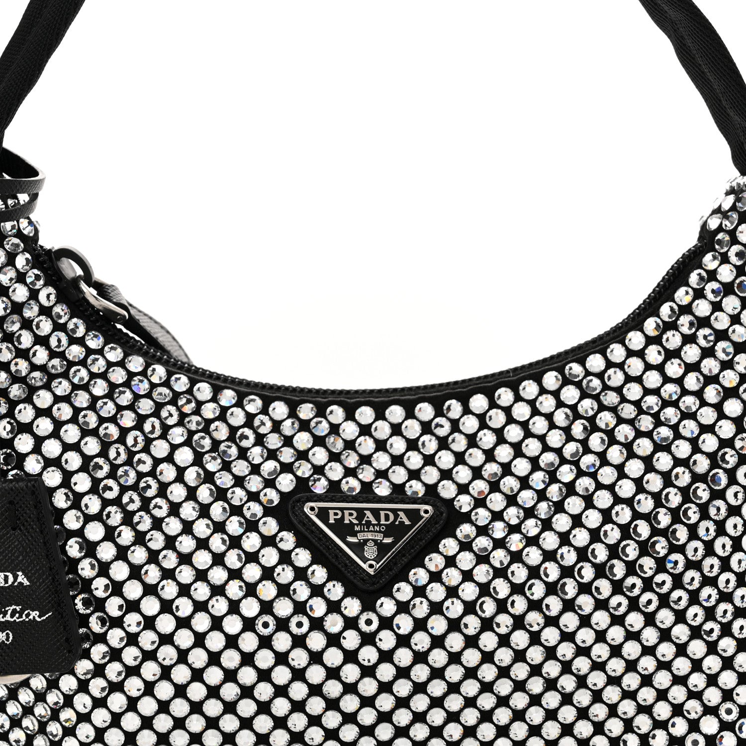 Prada Satin Crystal Mini Re-Edition 2000 Bag Cristal 8 of 10