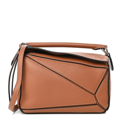 Loewe Calfskin Mini Puzzle Bag Tan 1 of 8