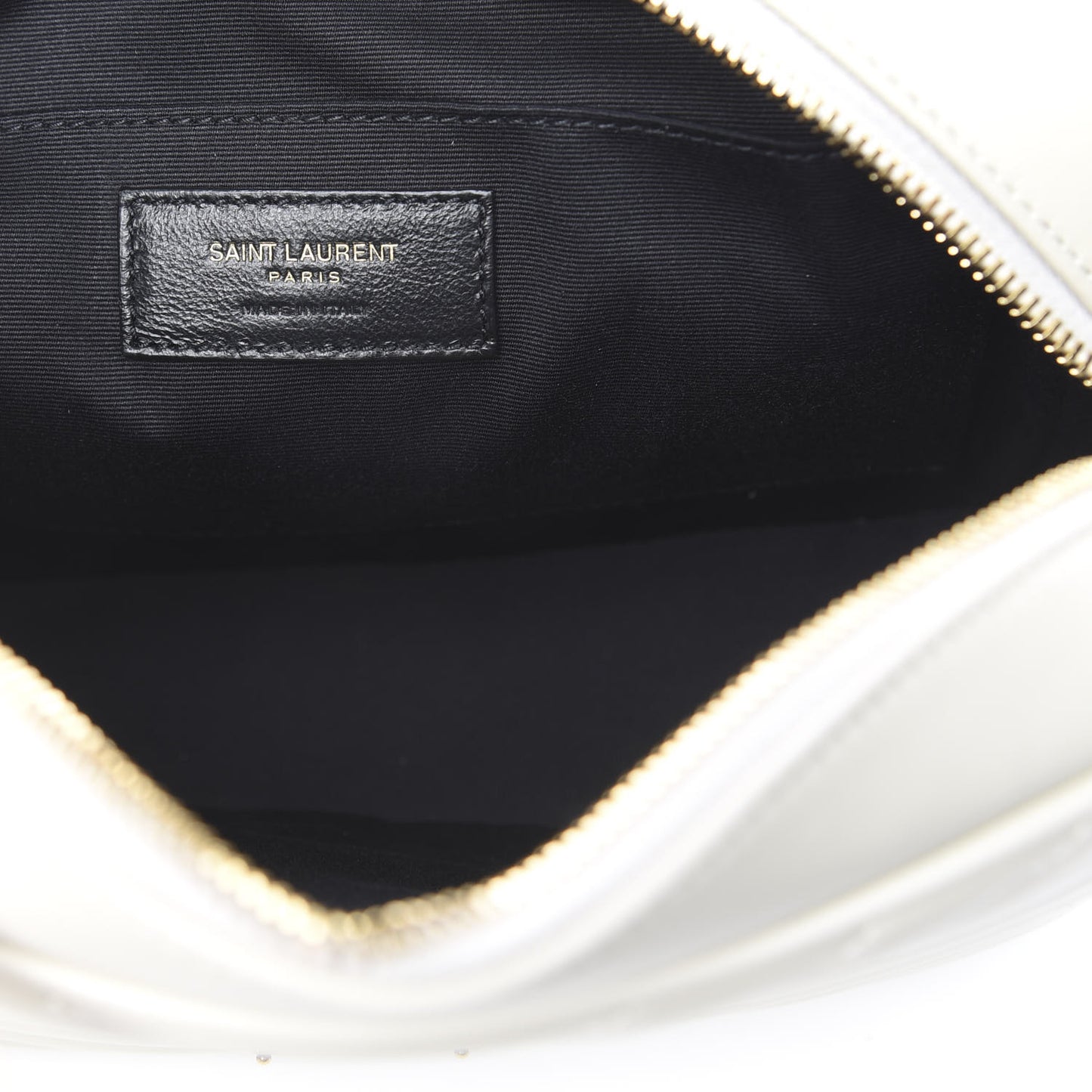 Calfskin Matelasse Monogram Lou Camera Bag Crema Soft