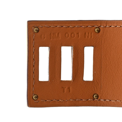 Hermes Lizard Kelly Dog Bracelet T1 Etrusque 6 of 8