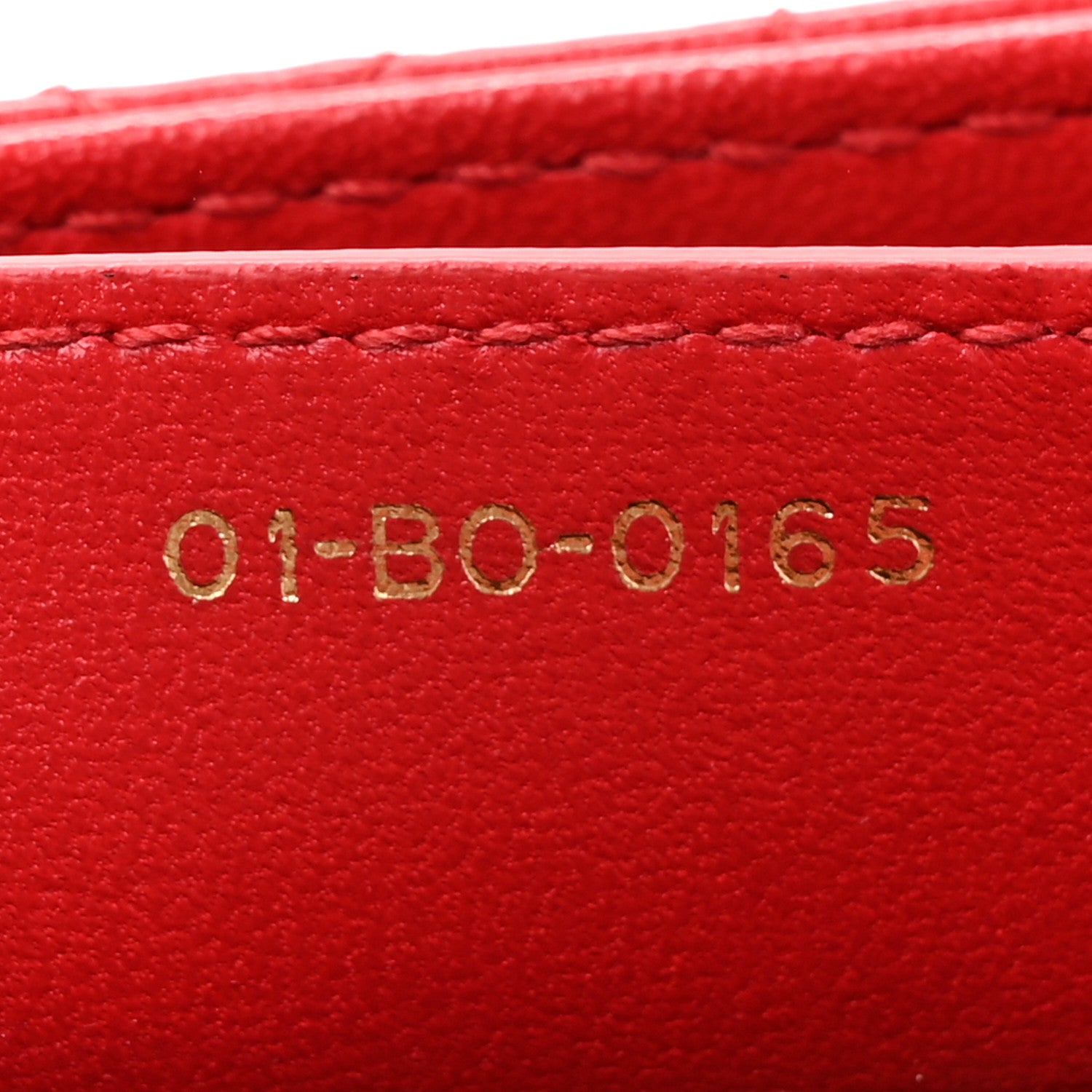 Christian Dior Lambskin Cannage Medium Lady Dior Red 7 of 12