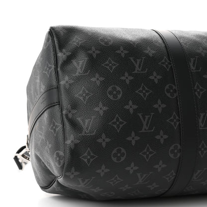 Louis Vuitton Monogram Eclipse Keepall Bandouliere 45 10 of 16