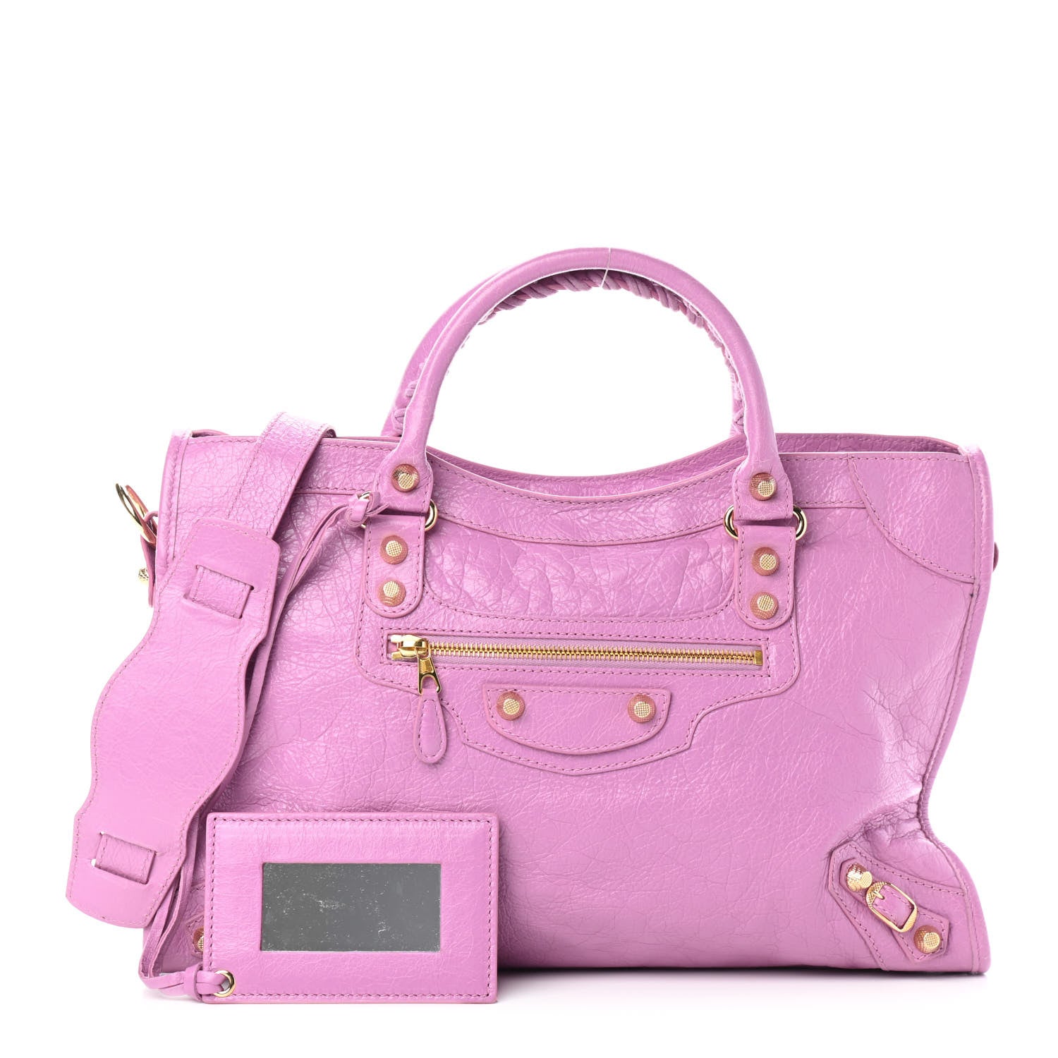 Balenciaga Agneau Giant 12 Gold Hardware City Rose Berlingot 1 of 5