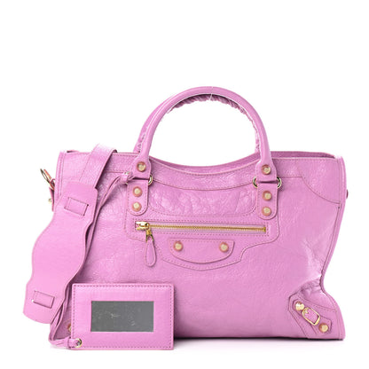 Balenciaga Agneau Giant 12 Gold Hardware City Rose Berlingot 1 of 5