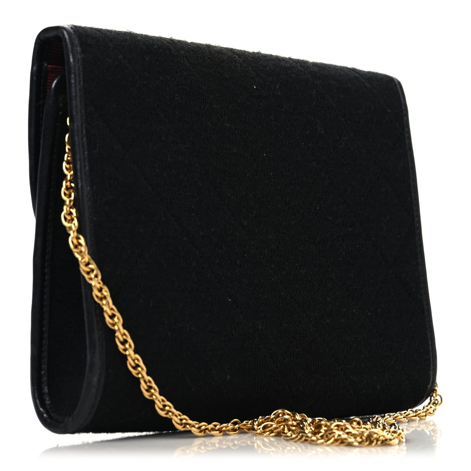 Chanel Jersey Quilted Mini Square Flap Black 3 of 11