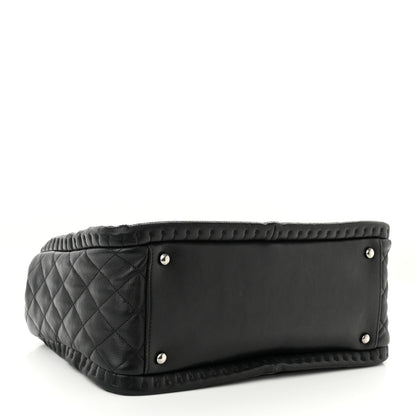 Chanel Calfskin Quilted Istanbul Small Tote Black 3 of 9