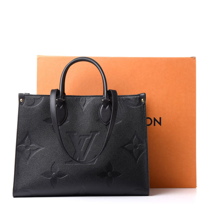 Louis Vuitton Empreinte Monogram Giant Onthego MM Black 7 of 7