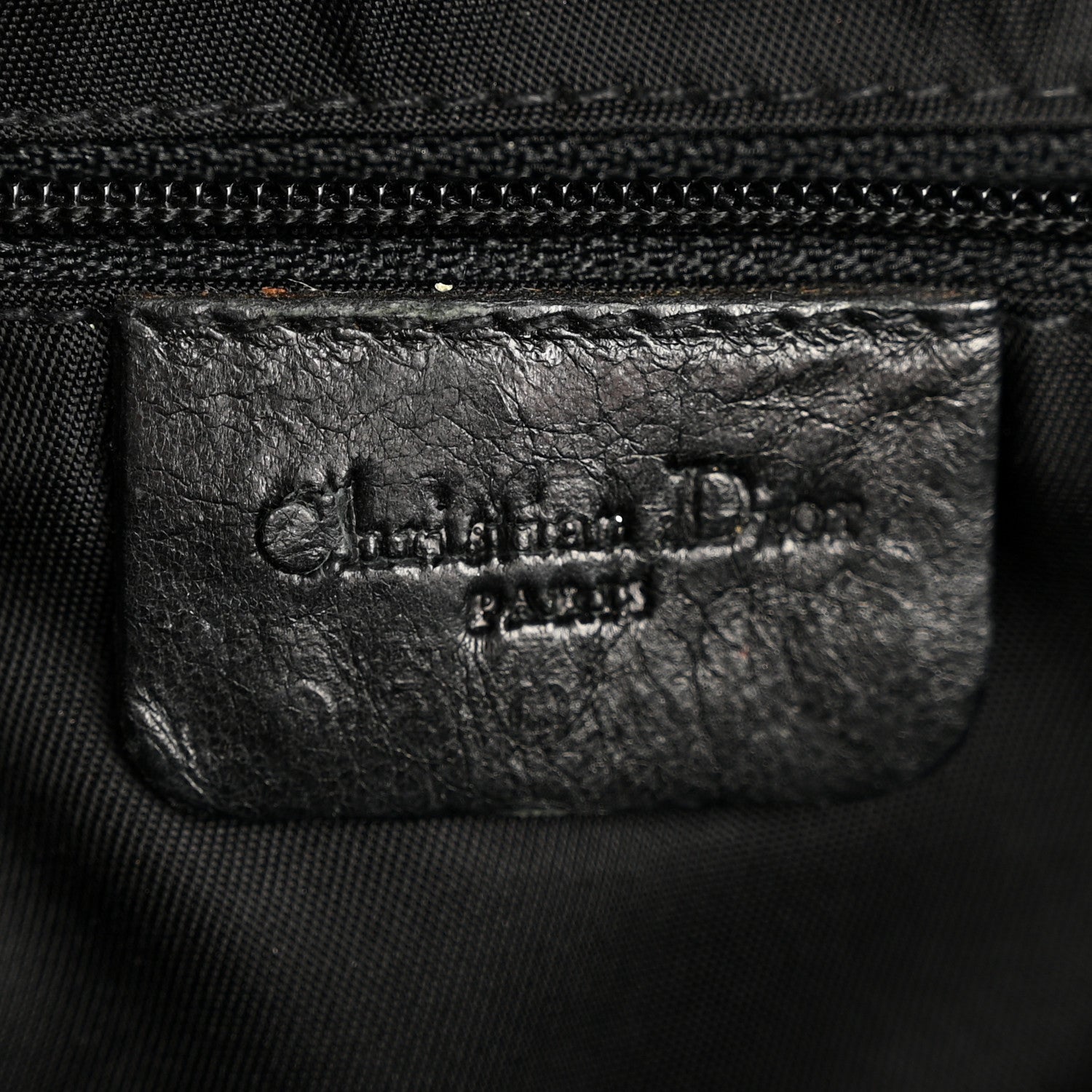 Christian Dior Calfskin Saddle Bag Black 6 of 14