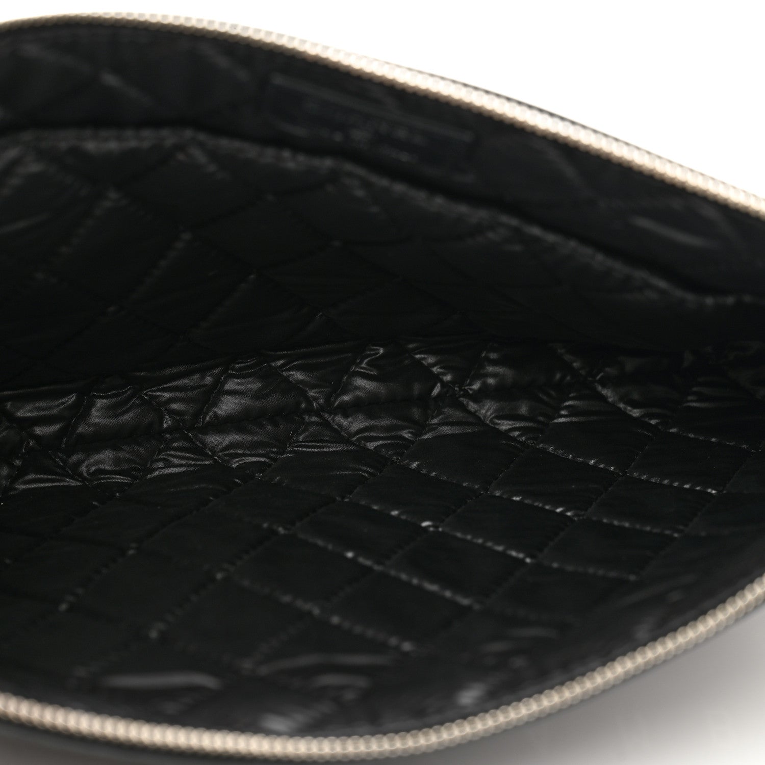 Chanel Metallic Calfskin Keyboard Pouch Black 5 of 9