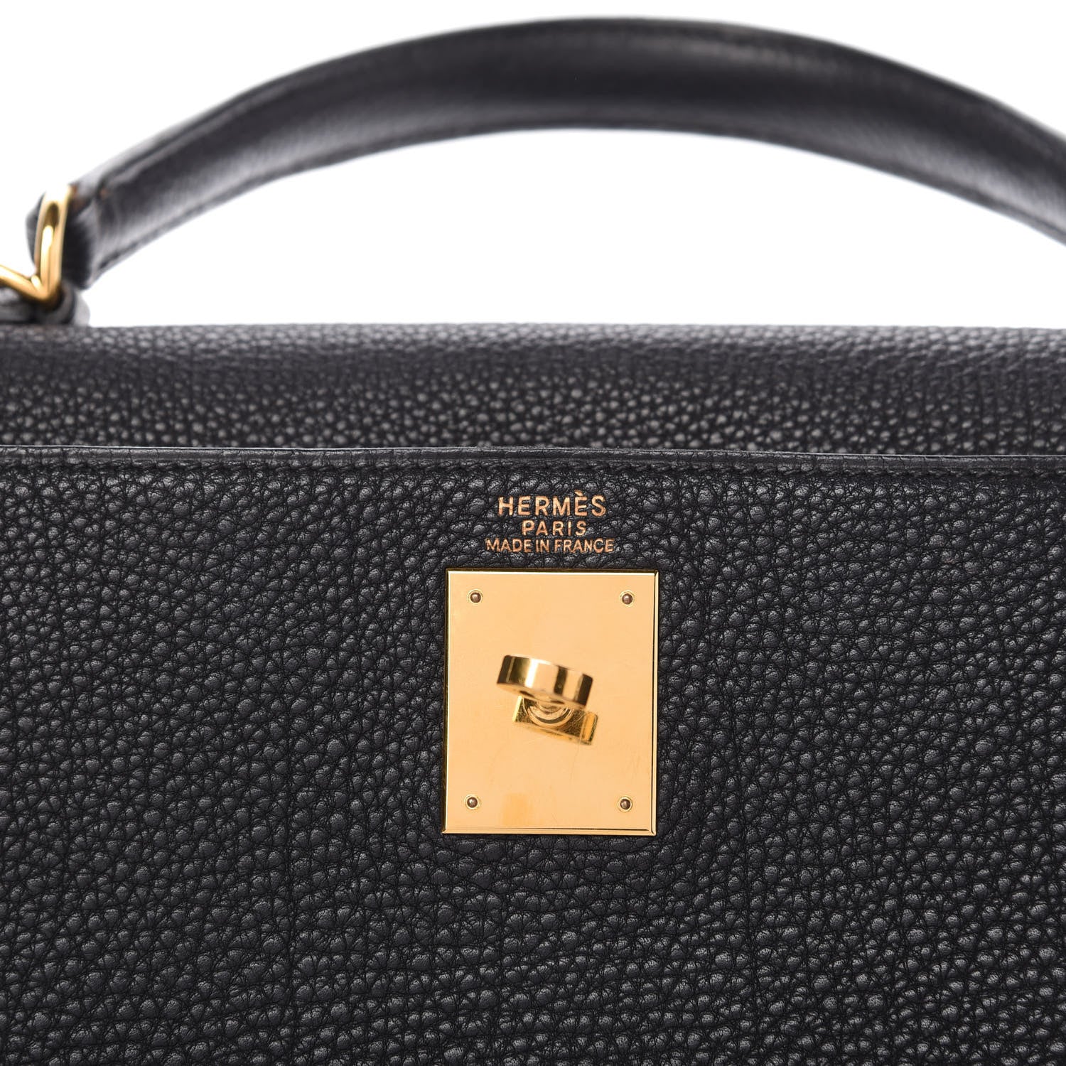 Hermes Togo Kelly Retourne 32 Black 8 of 11