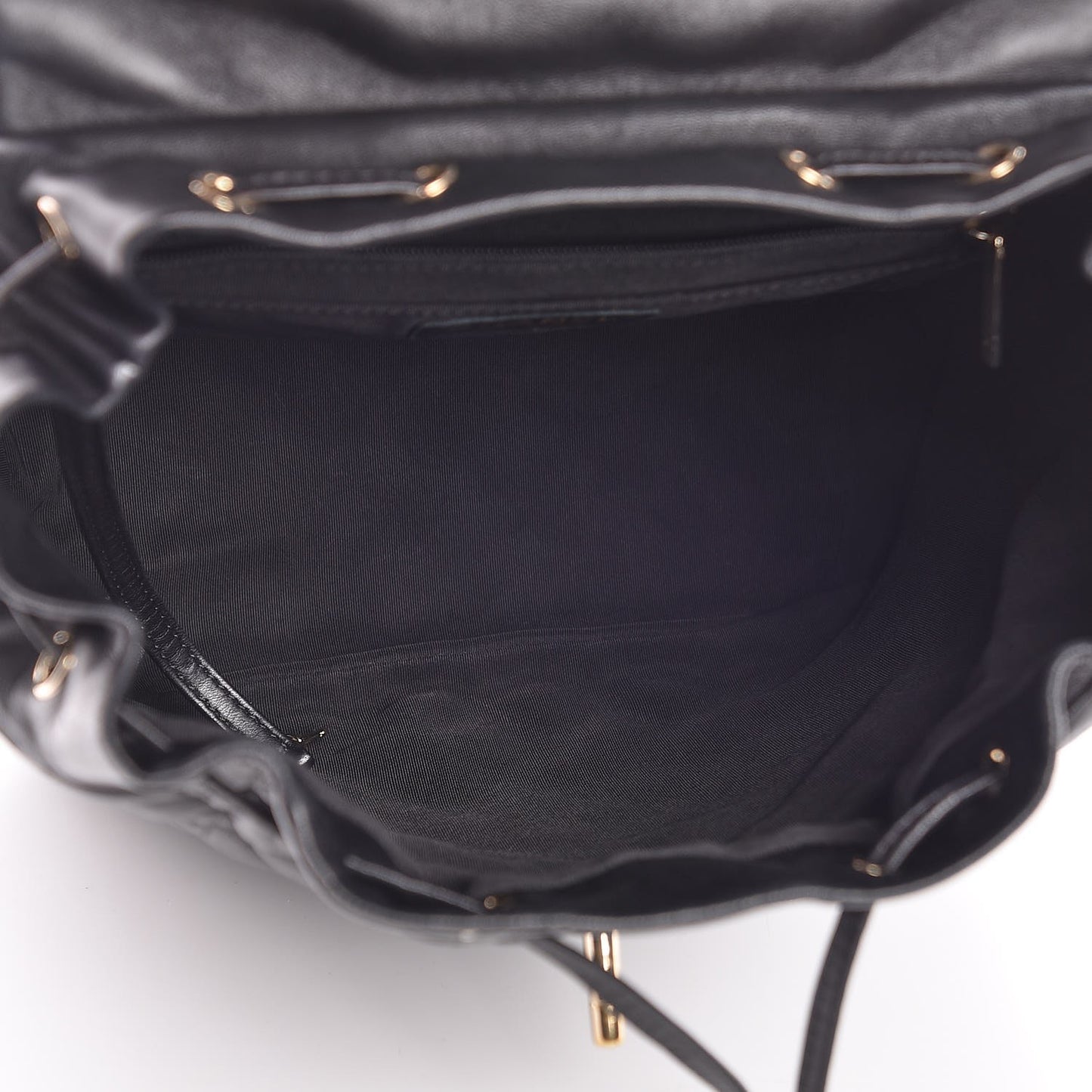 Lambskin Quilted Large Urban Spirit Backpack Black