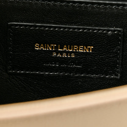 Saint Laurent Grain De Poudre Classic Monogram Cassandre Clutch Nude Powder 5 of 6