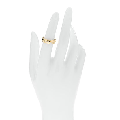 Tiffany 18K Yellow Gold Diamond Modern Keys Ring 50 5.5 2 of 5