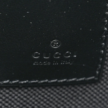 Gucci Calfskin Blade Embroidered Zip Pouch Black 6 of 10