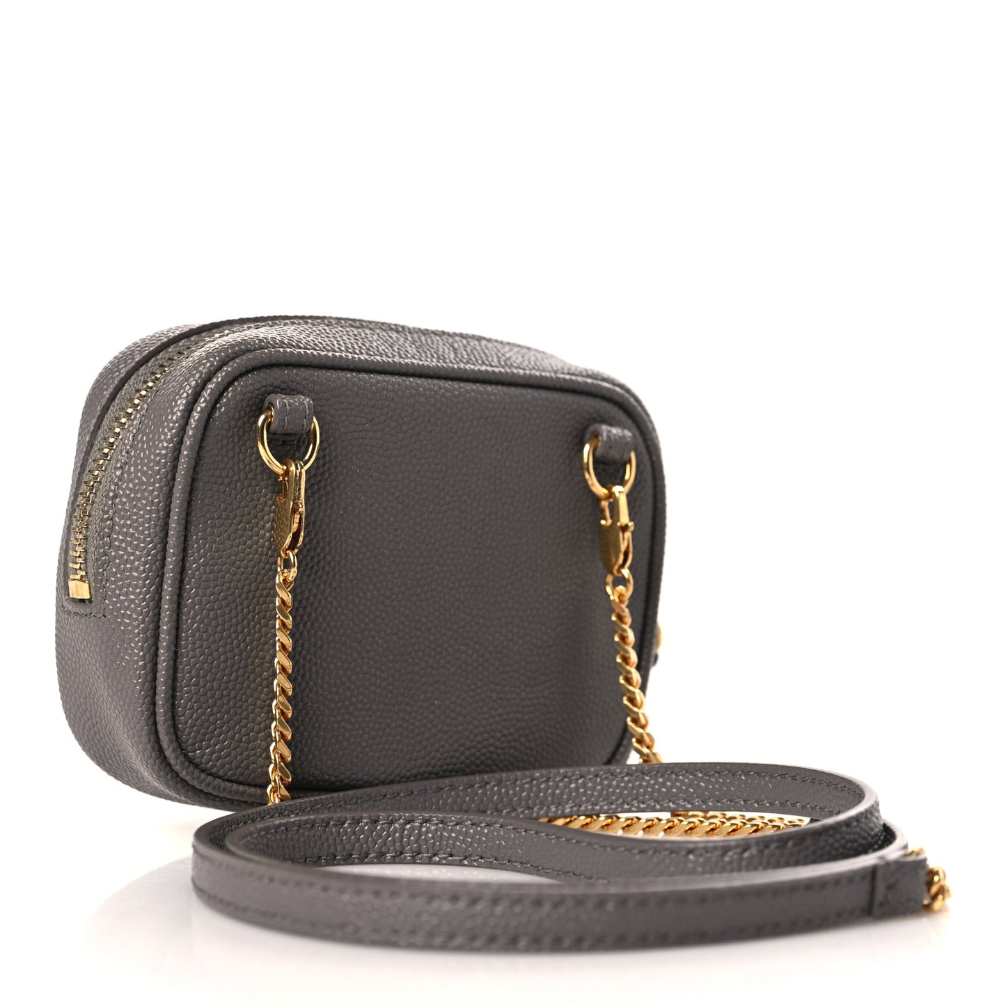 Grain De Poudre Matelasse Monogram Baby Lou Camera Bag Fog