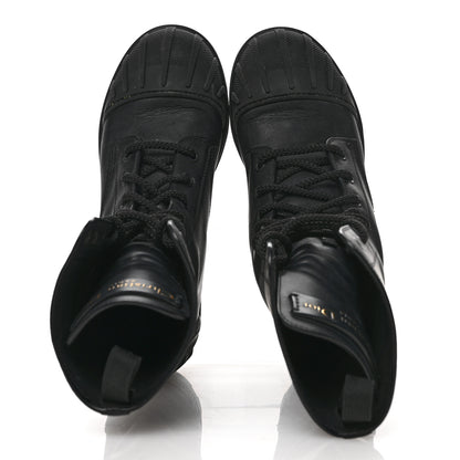 Christian Dior Calfskin Rubber DiorIron Boots 35.5 Black 2 of 10