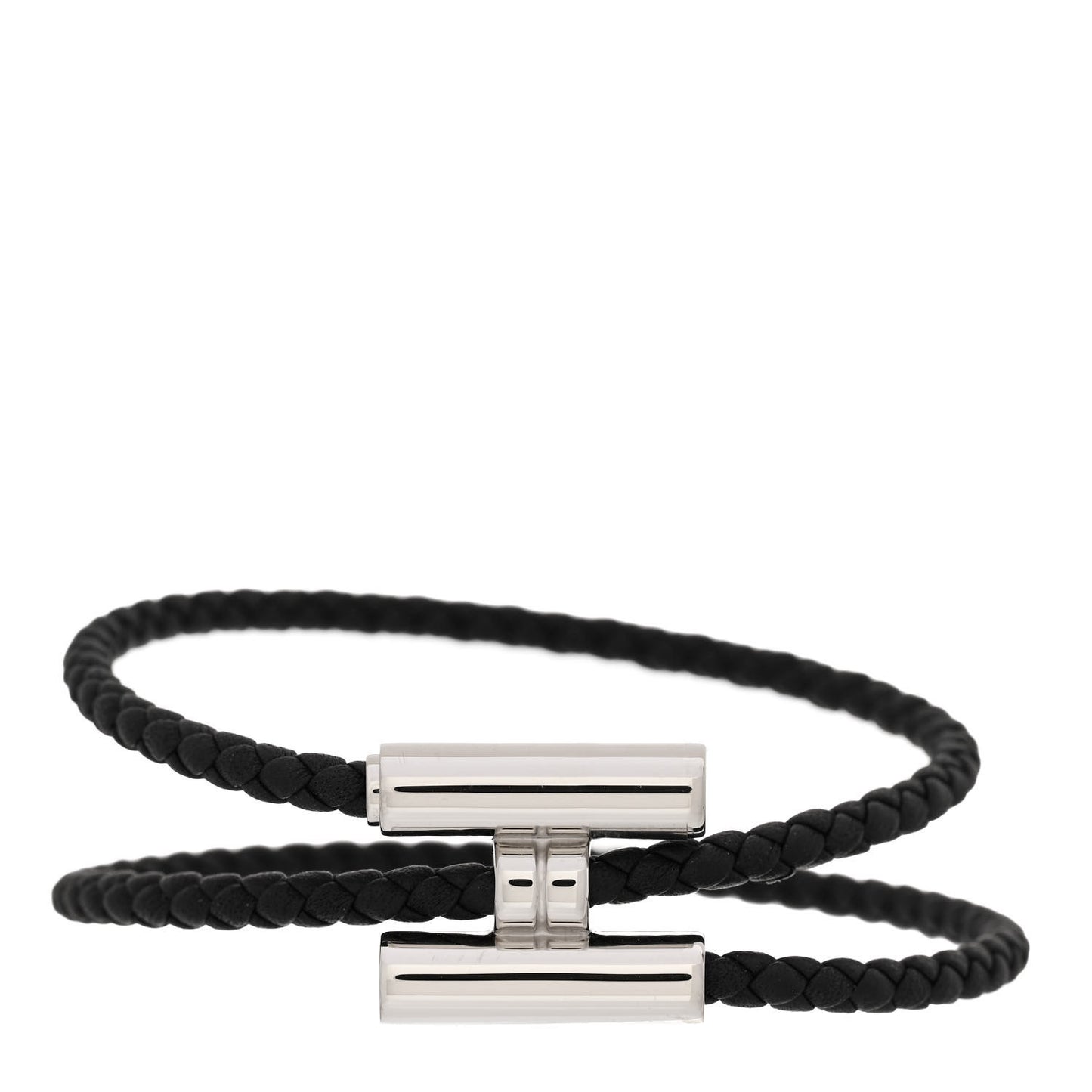 Swift Double Wrap Cord Tournis Tresse Bracelet T3 Black