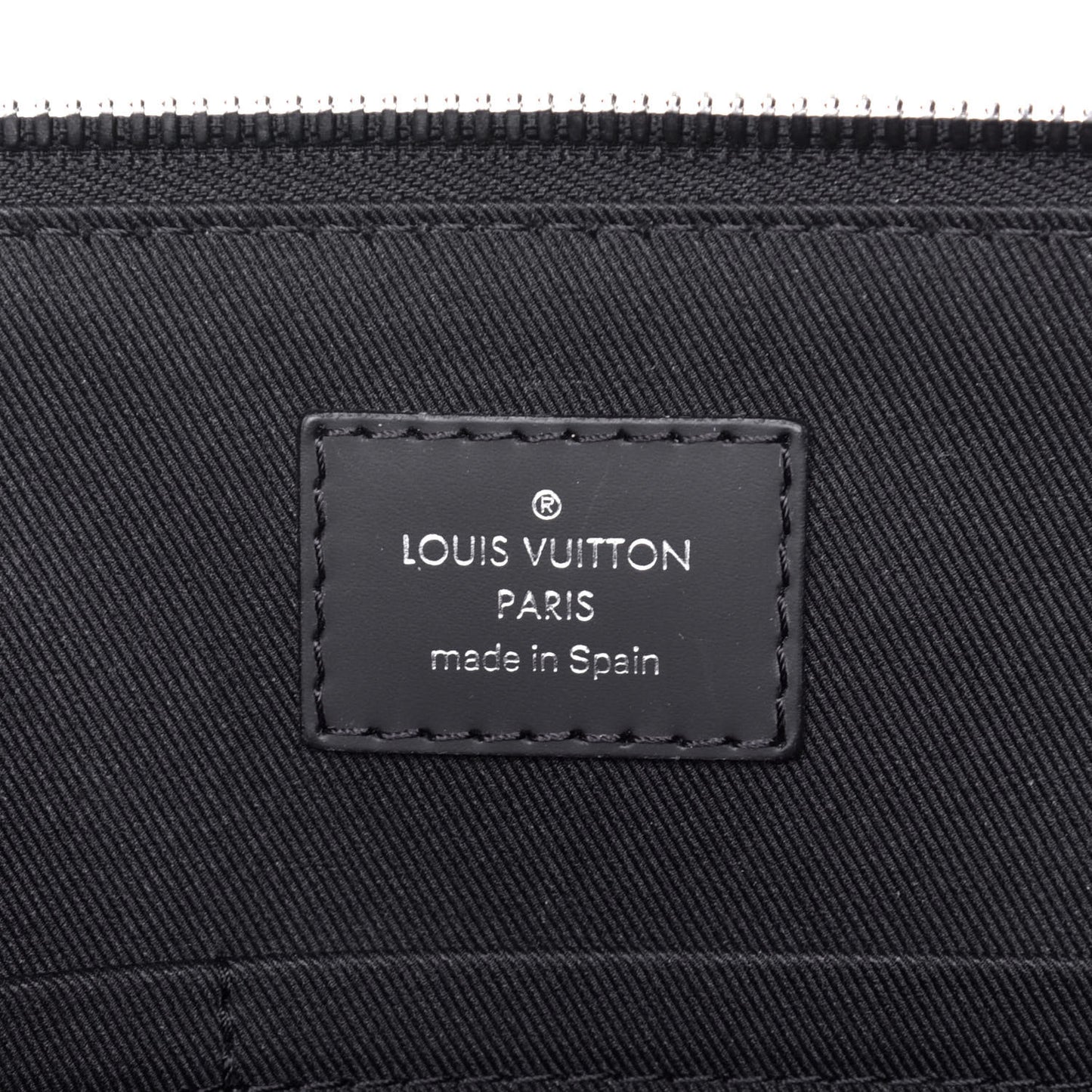 Damier Graphite Porte-Documents Jour