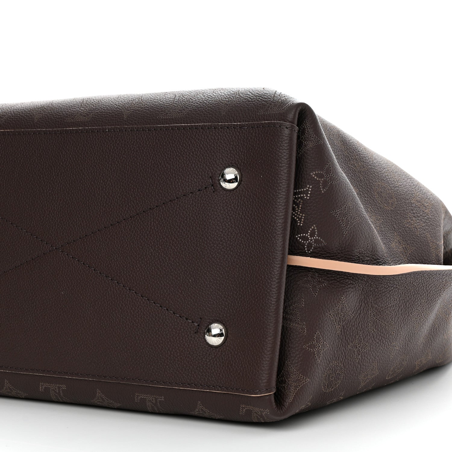 Louis Vuitton Mahina Carmel Hobo Chocolate 9 of 10