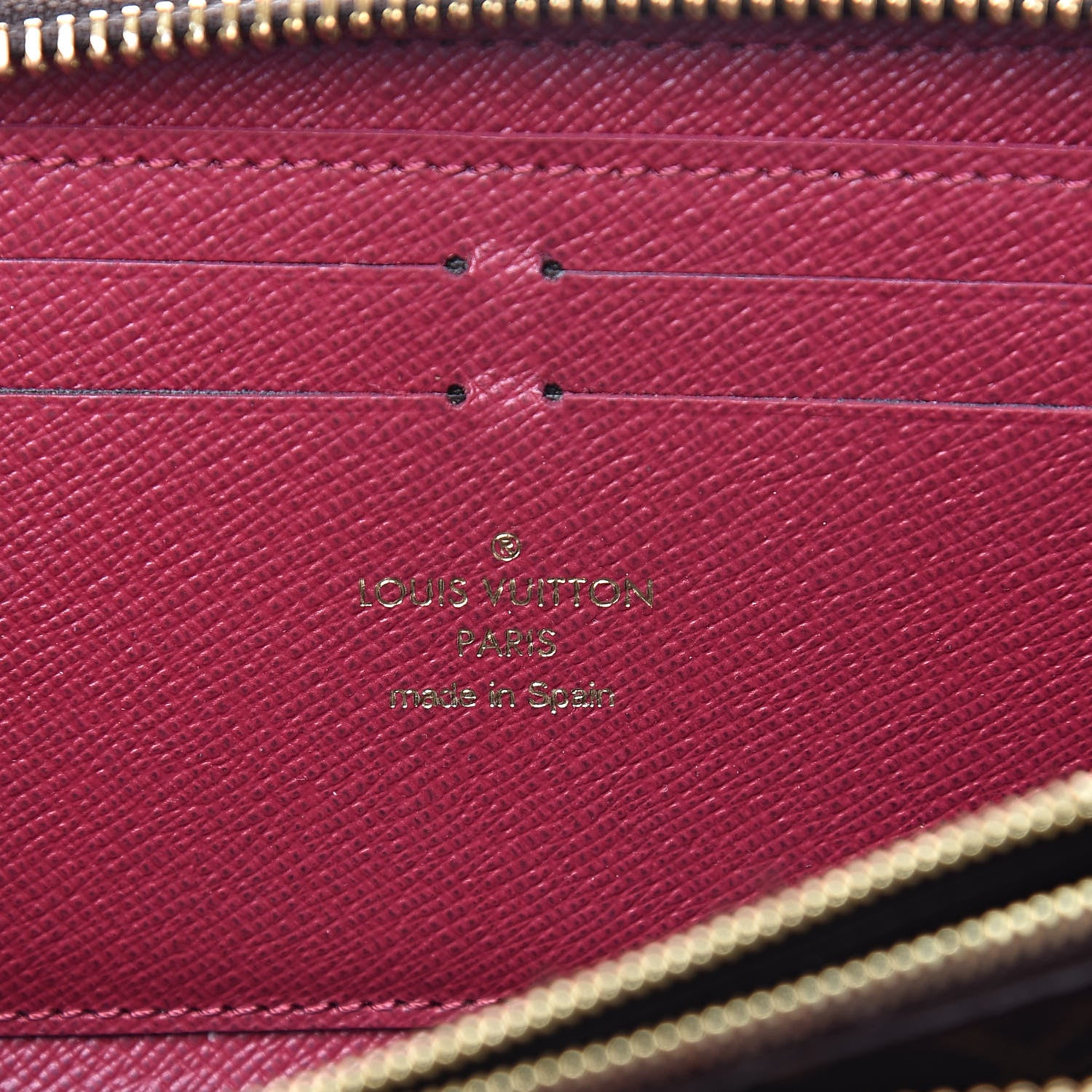 Louis Vuitton Monogram Clemence Wallet Fuchsia 6 of 9