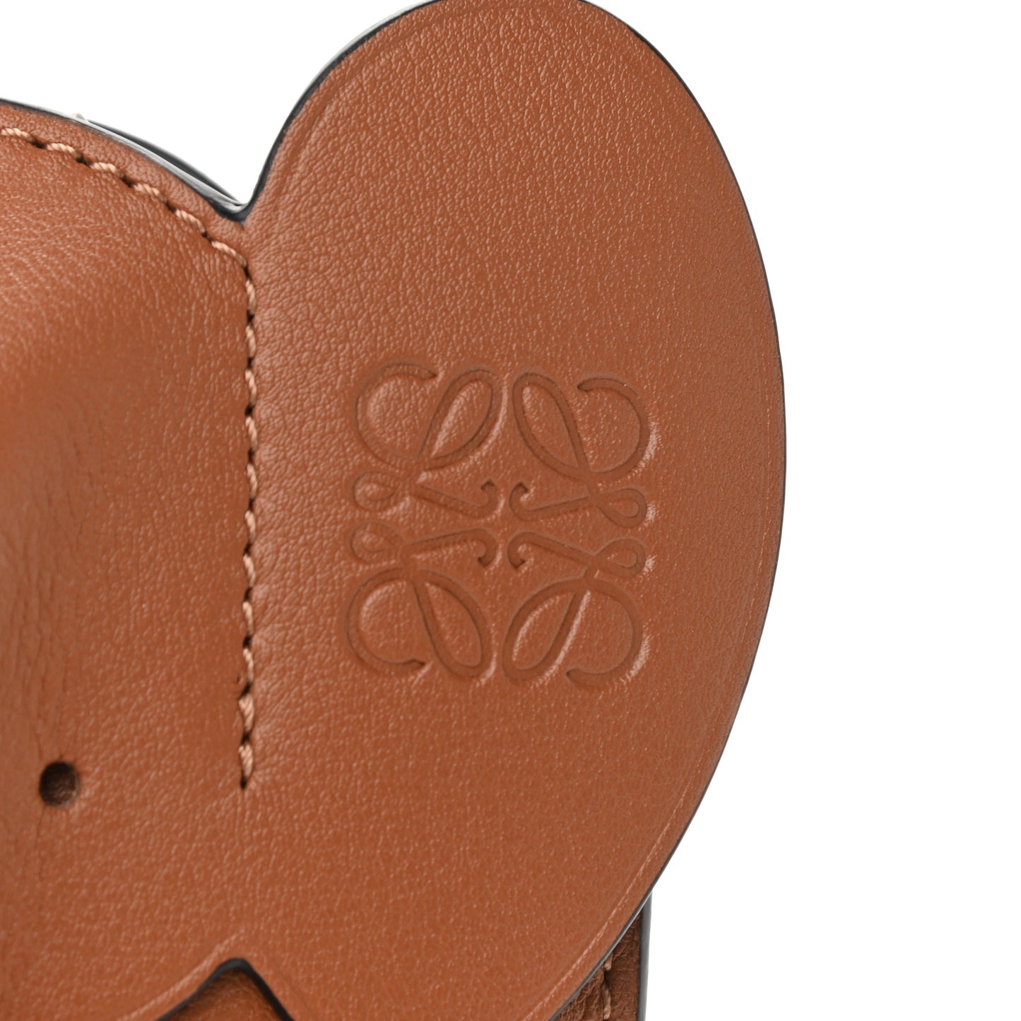 Calfskin Elephant Pouch Crossbody Bag Tan