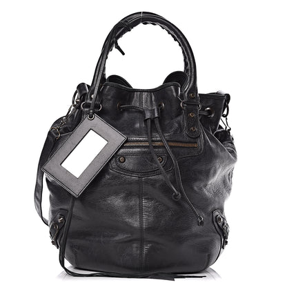 Balenciaga Agneau Classic Hardware Pompon Black 1 of 10