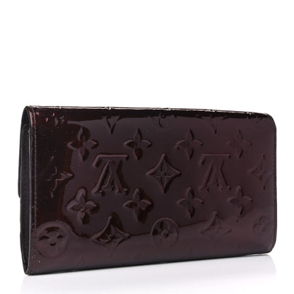 Louis Vuitton Vernis Sarah Wallet Rouge Fauviste 2 of 5