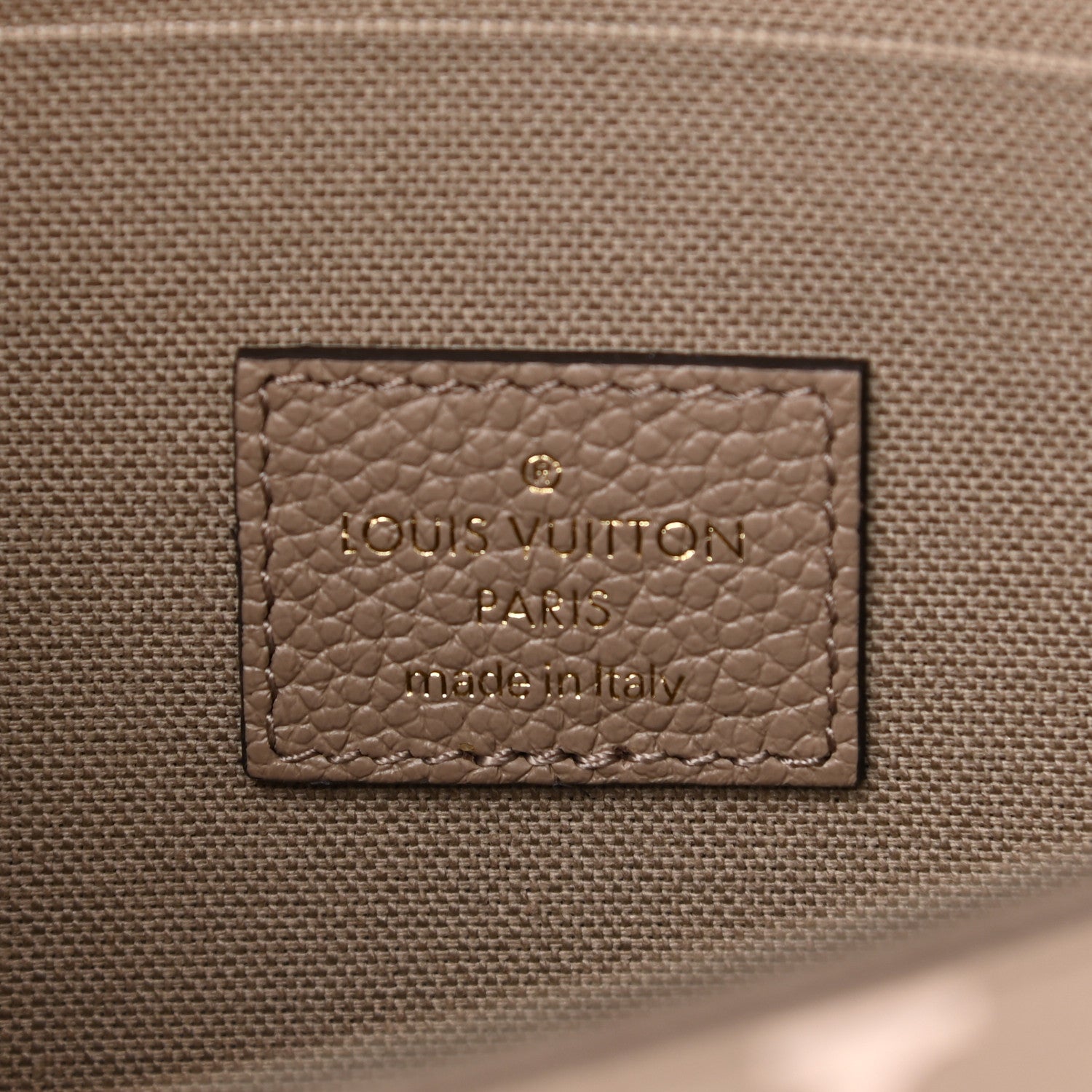 Louis Vuitton Empreinte Monogram Giant Felicie Pochette Tourterelle Creme 6 of 10