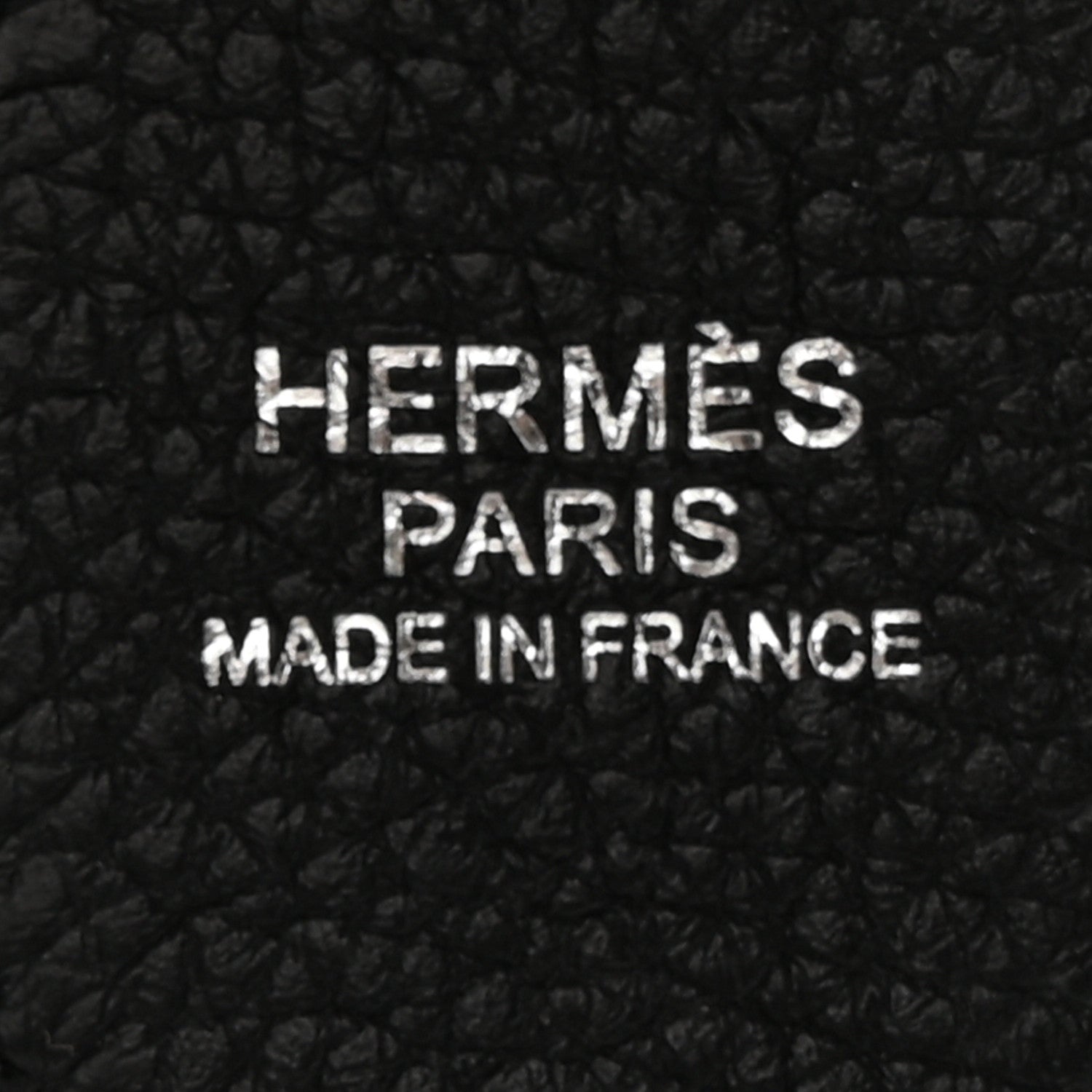 Hermes Toile Taurillon Clemence Shoulder Strap Black 3 of 5