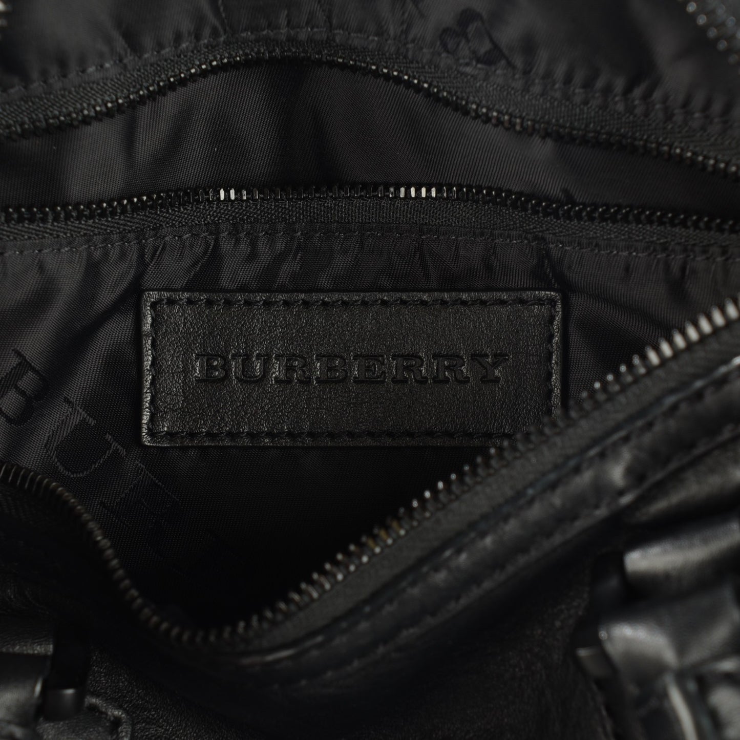 Calfskin Mega Stud Chester Bowling Bag Black