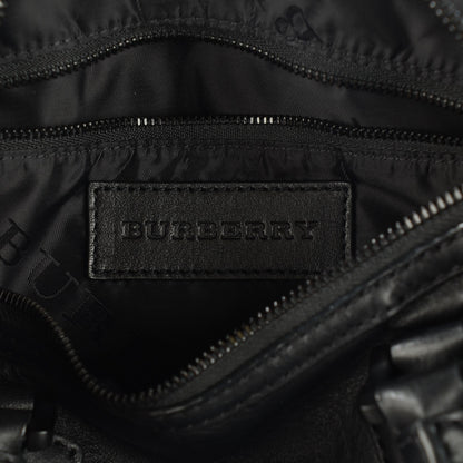 Burberry Calfskin Mega Stud Chester Bowling Bag Black 7 of 10