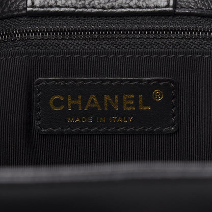 Chanel Calfskin Cerf Executive Shopper Tote Black 8 of 13