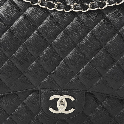 Chanel Caviar Quilted Maxi Double Flap Black 10 of 10