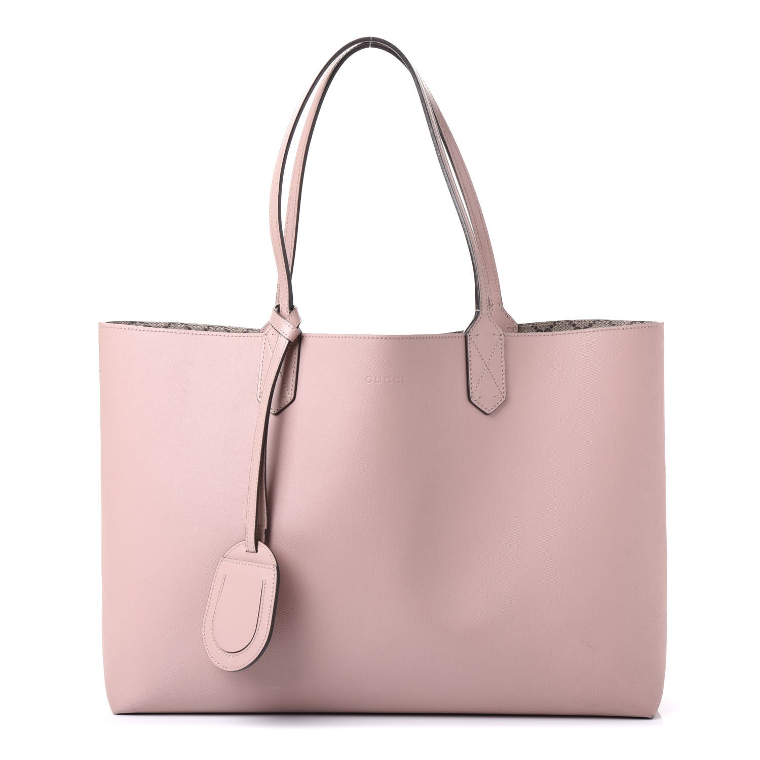 Gucci GG Supreme Monogram Medium Reversible Tote Beige Dark Cipria 1 of 11
