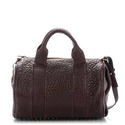 Alexander Wang Pebbled Lambskin Rocco Beet Antique Brass Hardware 1 of 6