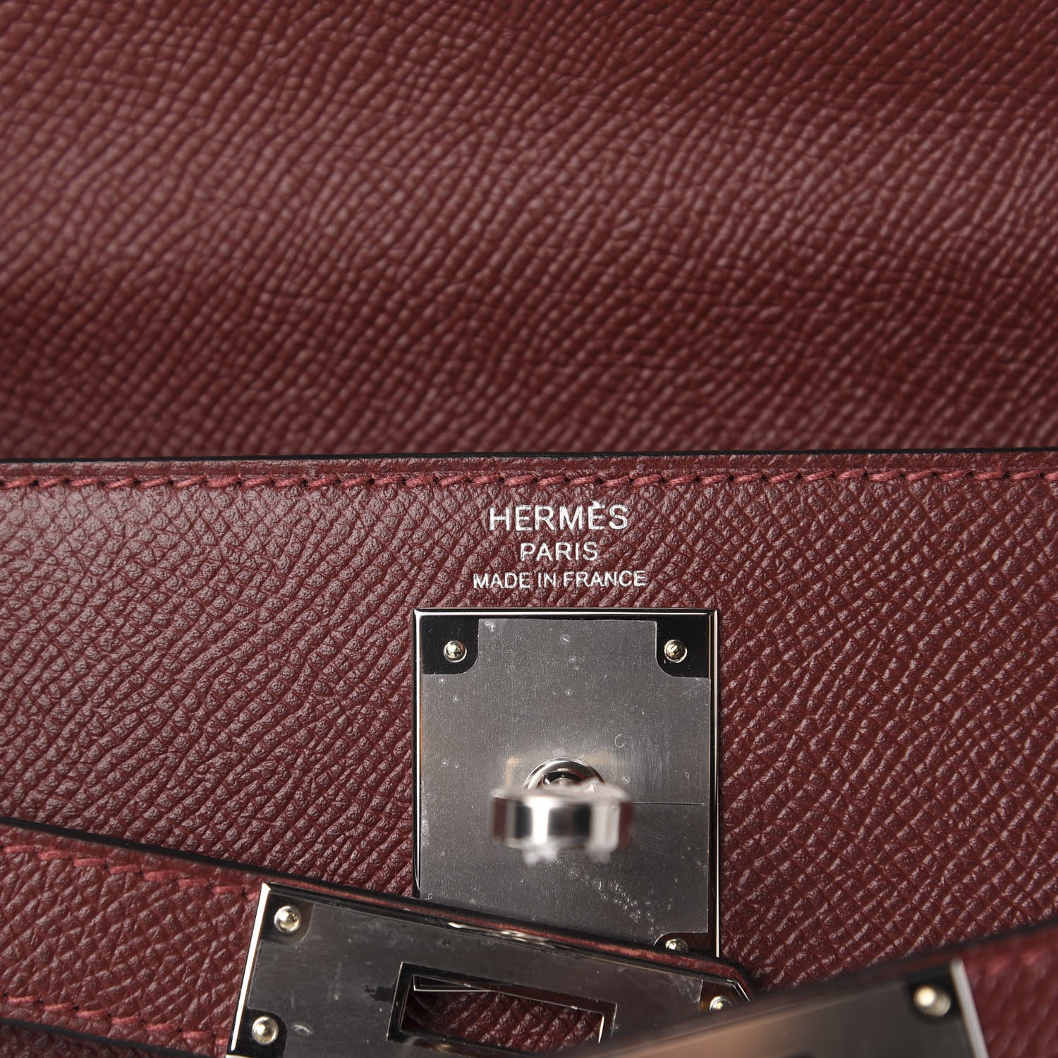 Hermes Epsom Kelly Sellier 28 Rouge H 8 of 11