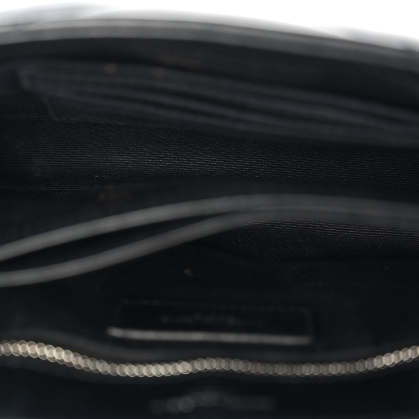 Calfskin Y Quilted Monogram Toy Loulou Crossbody Bag Black