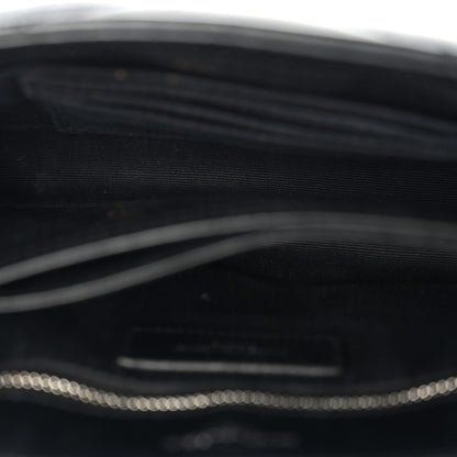 Saint Laurent Calfskin Y Quilted Monogram Toy Loulou Crossbody Bag Black 5 of 13