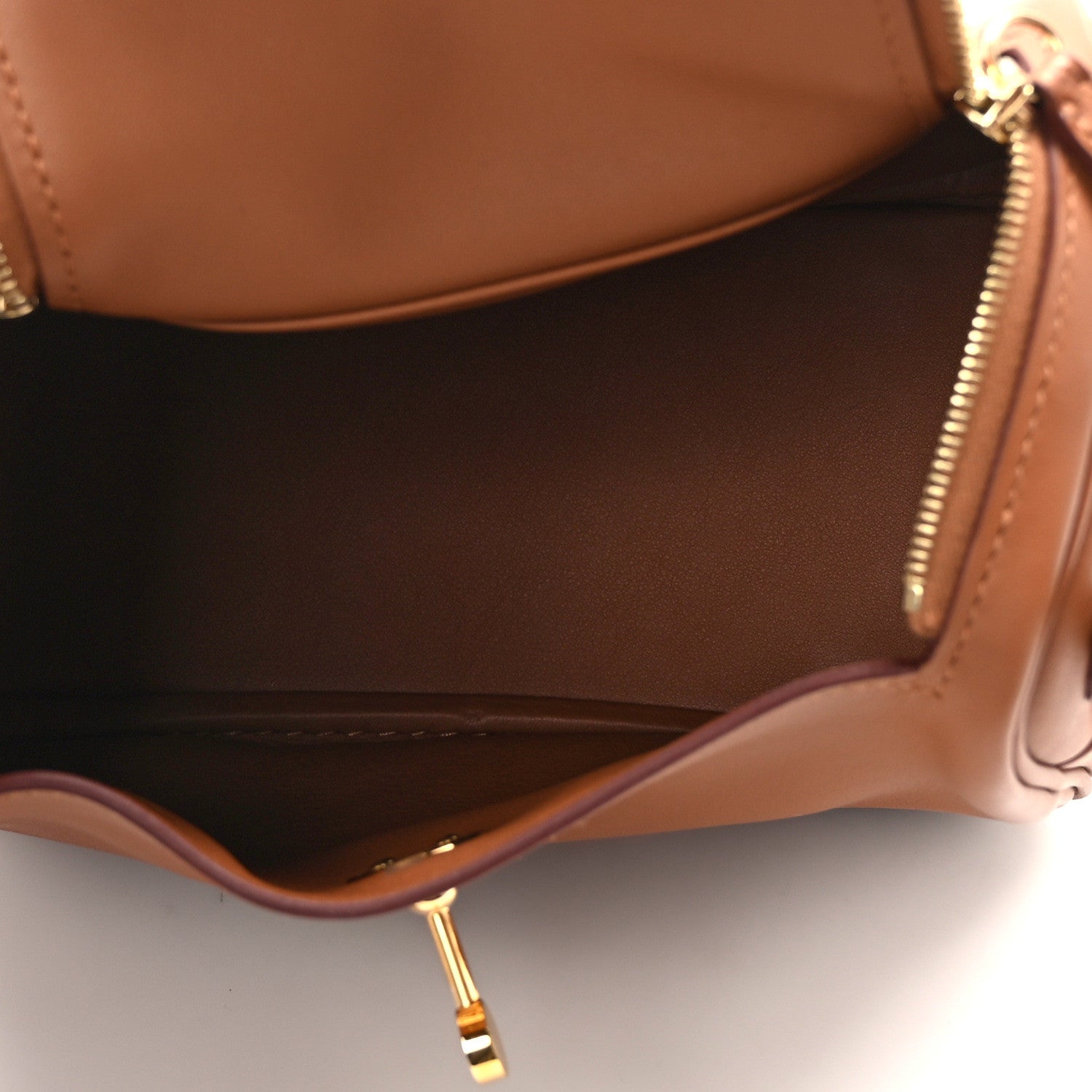 Hermes Matte Alligator Swift Mini Touch Lindy 20 Gold 5 of 11