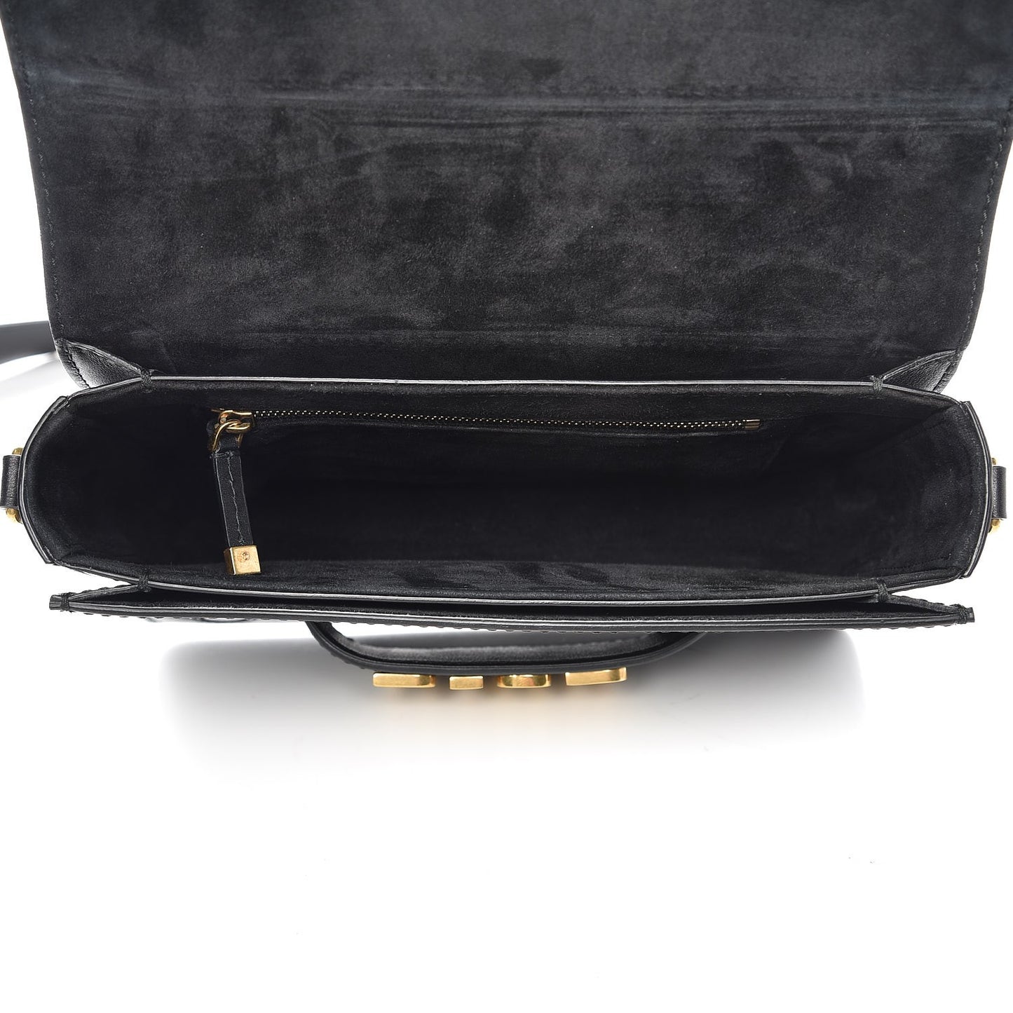 Smooth Calfskin Dio(r)evolution Flap Bag Black