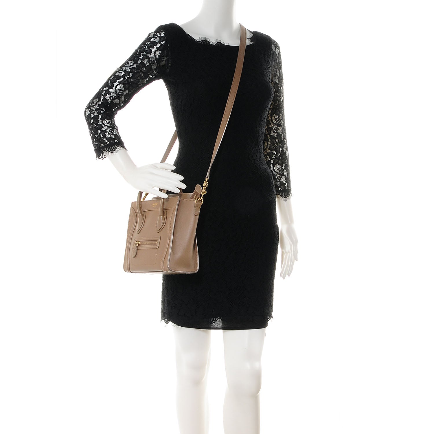 Celine Smooth Calfskin Nano Camel 2 of 8