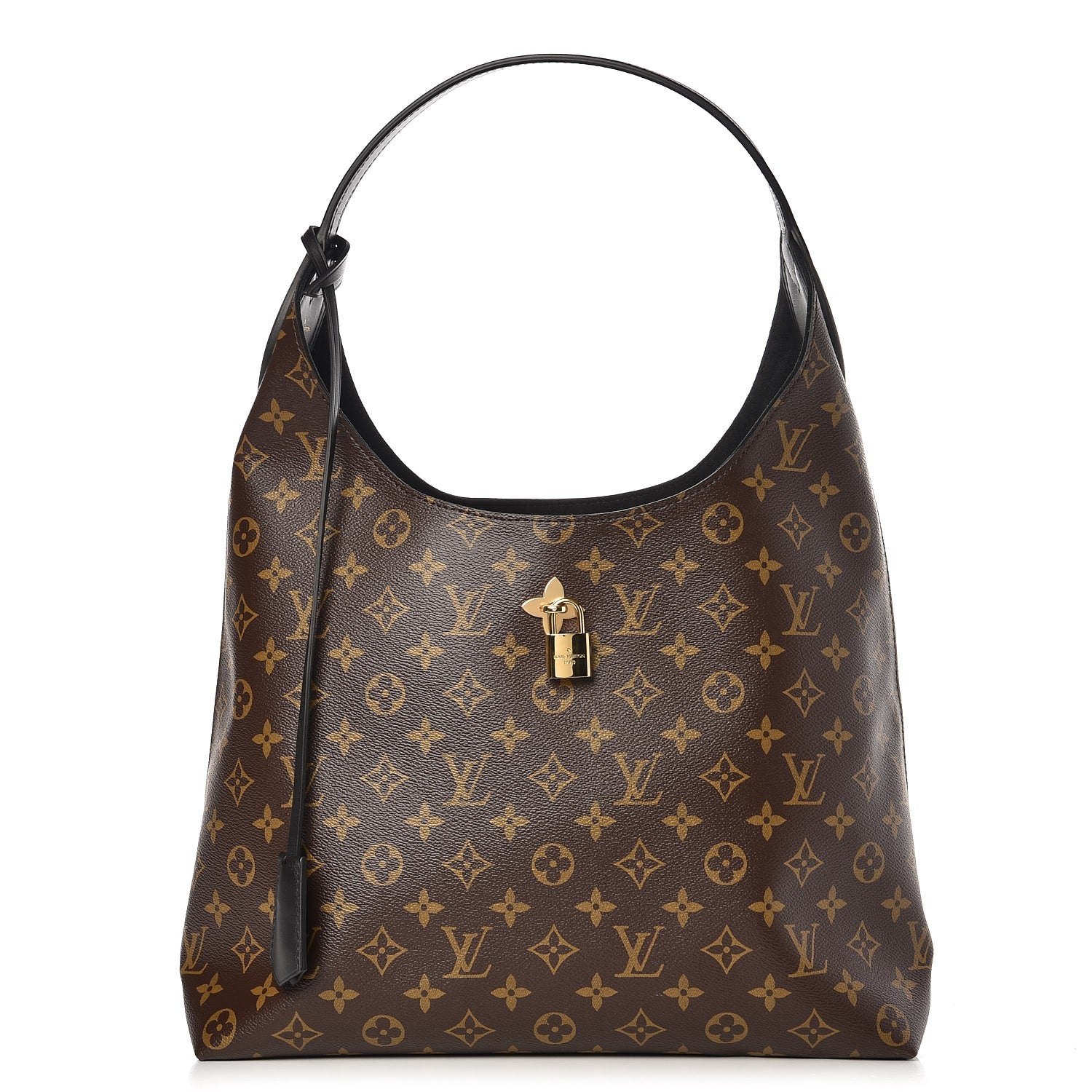 Louis Vuitton Monogram Flower Hobo Black 1 of 6