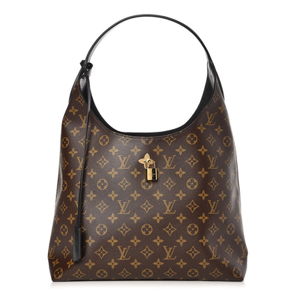 Louis Vuitton Monogram Flower Hobo Black 1 of 6