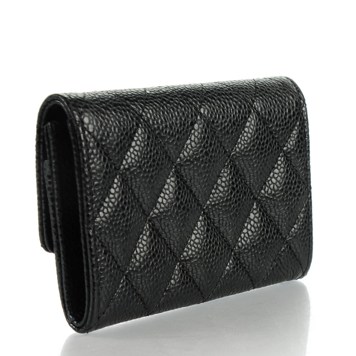 Chanel Caviar Quilted Card Holder Black 3 of 8