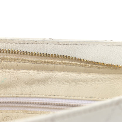 Chanel Caviar Stitched Shoulder Bag White 16 of 27