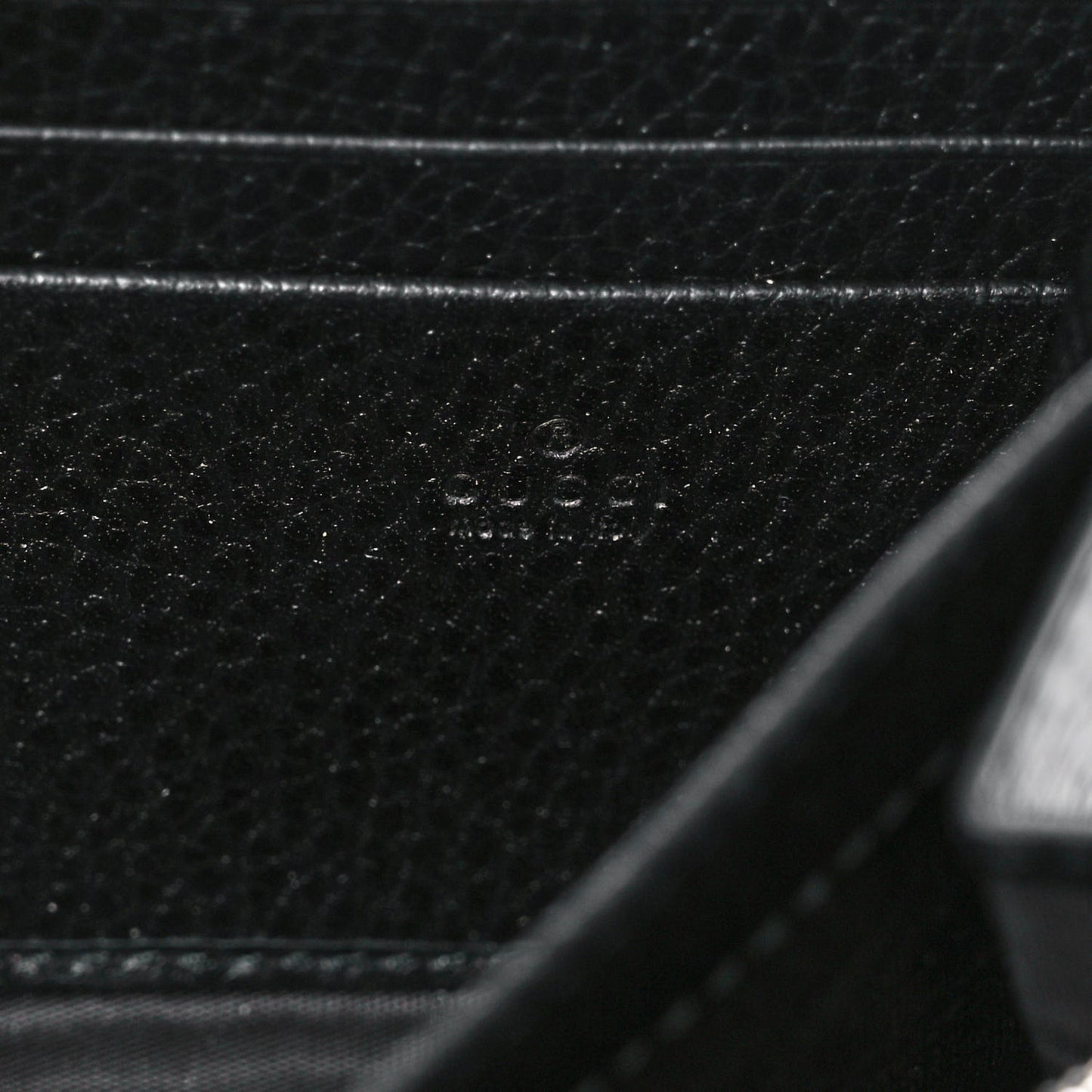 Calfskin Mini Dionysus Chain Wallet Black